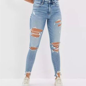 American Eagle hi-rise jeggings